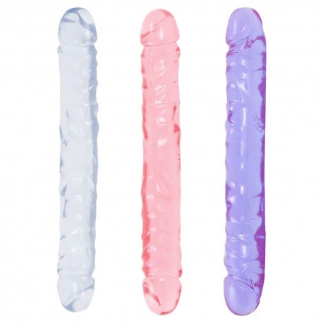 Gode Double dong Crystal Jellies jr - Doc Johnson - SexyAvenue 
