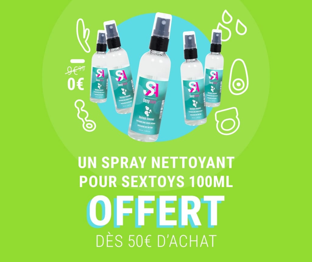 Profitez de notre offre : un spray nettoyant offert dès 50€ d'achat !