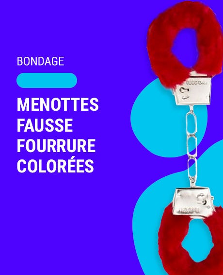 Bestseller Menottes Fausse Fourrure Colorées