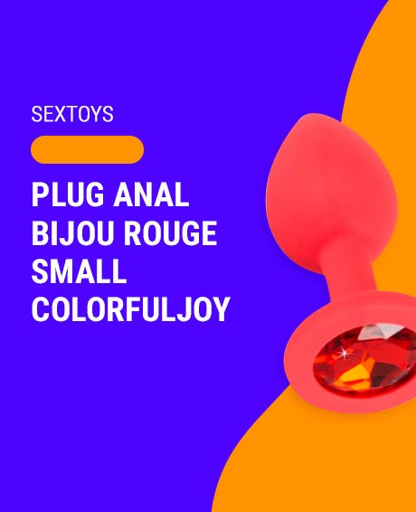 Bestseller Plug Anal Bijou Rouge Small ColorfulJOY
